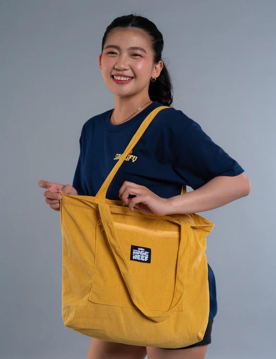 Corduroy Beach Tote